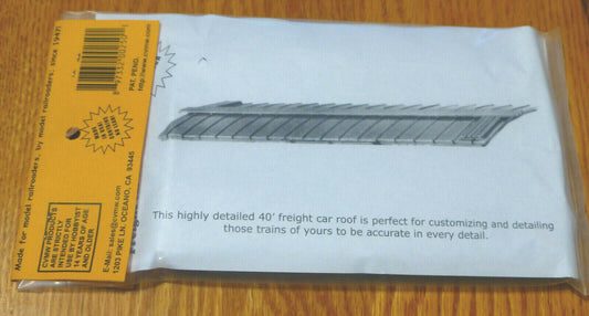 Central Valley HO #1002 (40' Round Freight Car Roof) 1:87th (Plastic Parts)