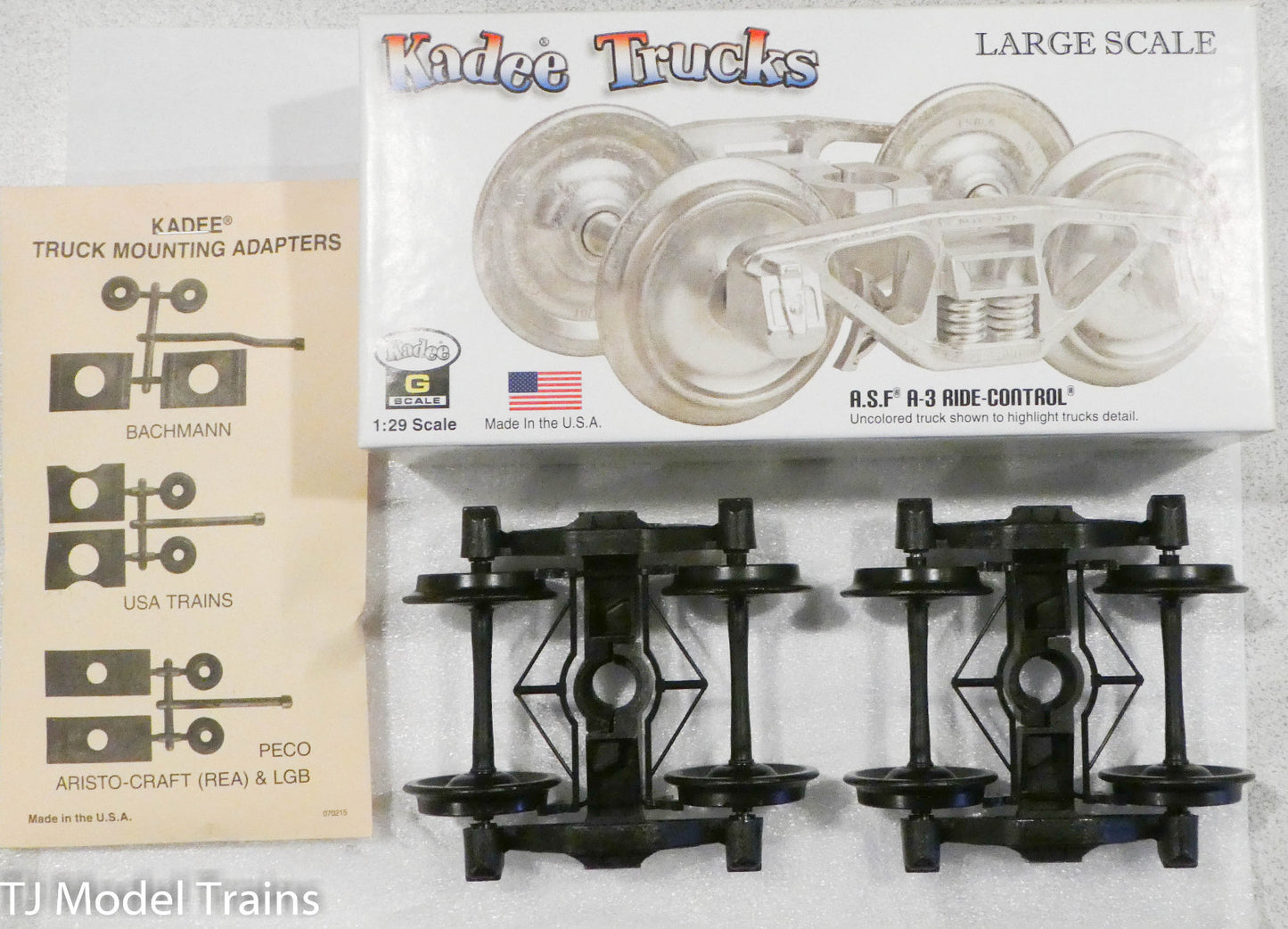 Kadee G #971 A.S.F Bettendorf Style, 50 Ton (A.S.F A-3 Ride Control)