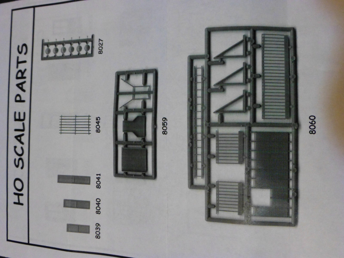 Tichy Train Group HO #8091 Window & Door Assortment pkg(200)