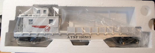 Atlas O Scale #3002247 O PREMIER O CRANE TENDER SANTA FE 191513 (SILVER/RED) - 2