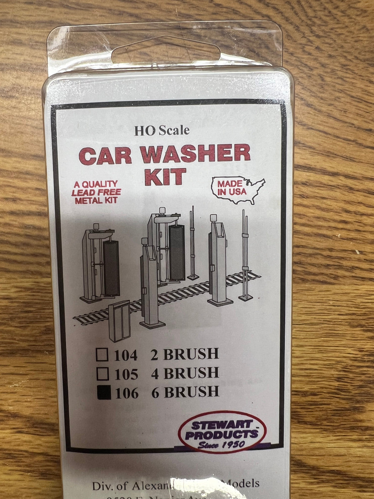 Stewart HO Scale #106  Car Washer Kit - 6 Brush
