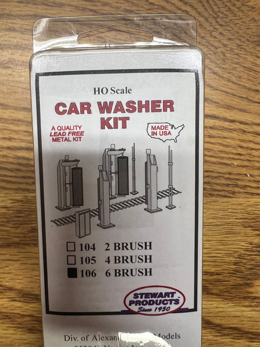 Stewart HO Scale #106  Car Washer Kit - 6 Brush