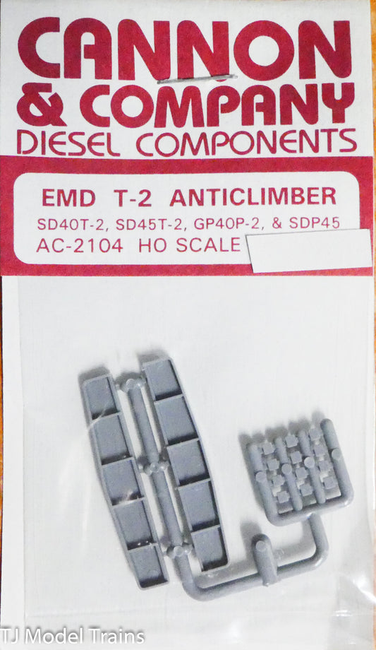 Cannon & Company HO #2104 EMD T-2 Anticlimber SD40T-2 /45T-2, GP40P-2, & SDP45