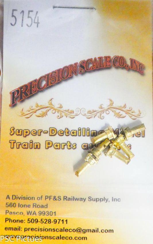 Precision Scale O #5154 Fittings, Cylinder Lubrication (Brass Castings)