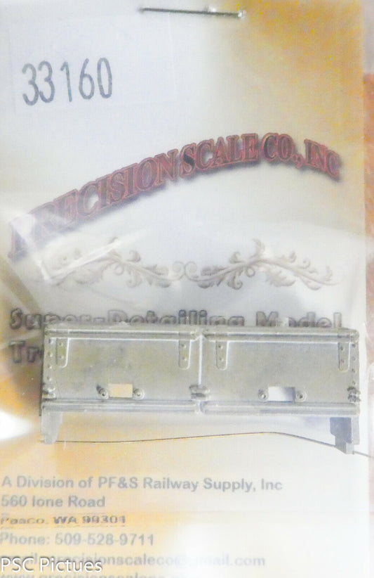 Precision Scale HO #33160 Box, Battery, Double, for: HW & LW Pullman Cars (Brass