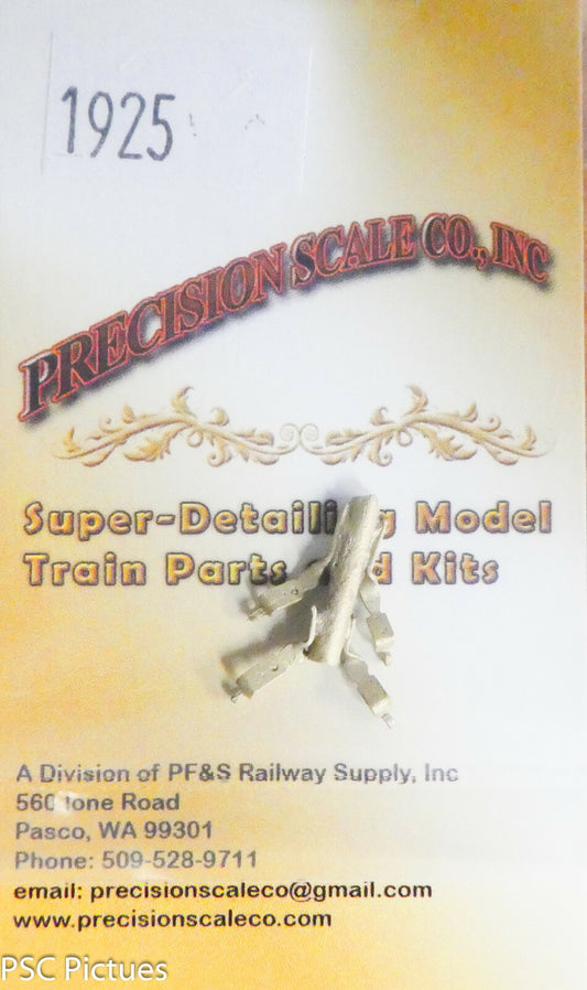Precision Scale OS #1925 Brackets, Coupler Lift Bar, D&RGW (Brass)