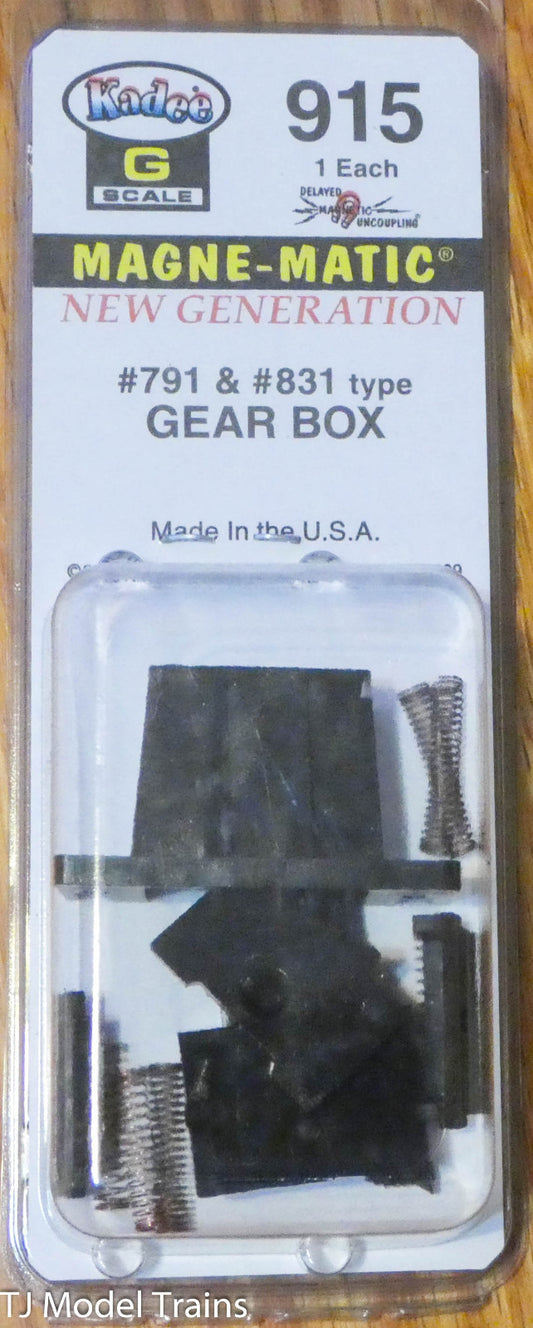 Kadee #915 (G Scale) Gear Boxes #791 & 831 Type (1 Each in pkg)