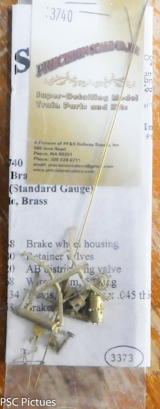 Precision Scale HO #3740 Westinghouse AB Type Brake Gear Arrangement for Hopper