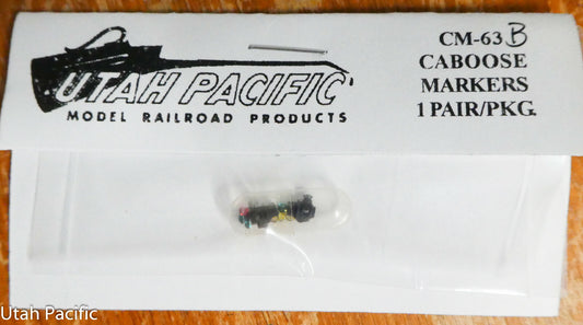 Utah Pacific HO #63B CABOOSE MARKERS MARKER LIGHT KIT / Made in USA (1:87th)