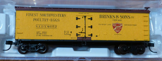 Atlas N #50001747  Brinks & Sons 40' Wood Reefer (Rd #8052)