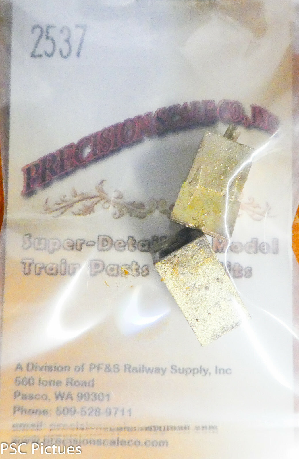 Precision Scale O #2537 Firebox, Heisler #2 or #3 (Brass Castings)