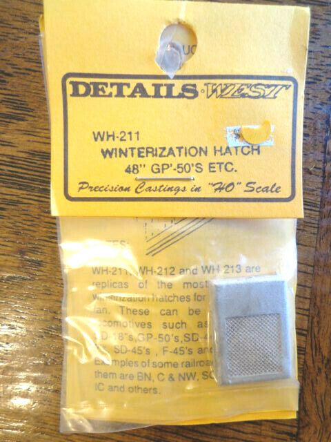 Details West HO #211 Winterization Hatch 48" (White Metal)