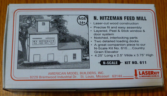 American Model Builders N #611 Hitzeman Feed Mill kit