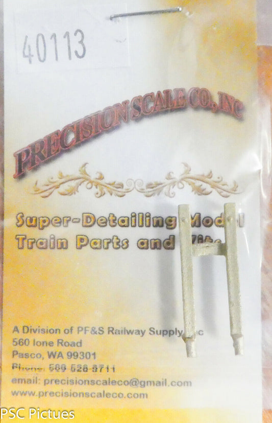 Precision Scale O #40113 Bracket, Air Pump, Modern C-16 (Brass Casting)