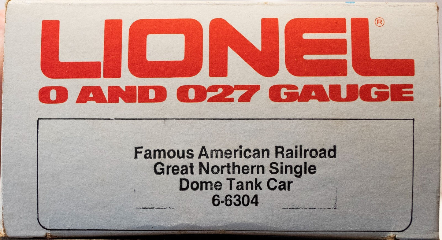 Lionel O Scale (Used) #6304 Famous American Railroad Great Northern Single Dome