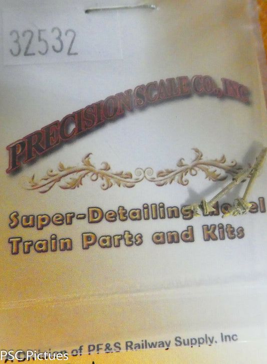 Precision Scale HO #32532 Cylinder Relief Valve (Brass Casting) 2 in pkg