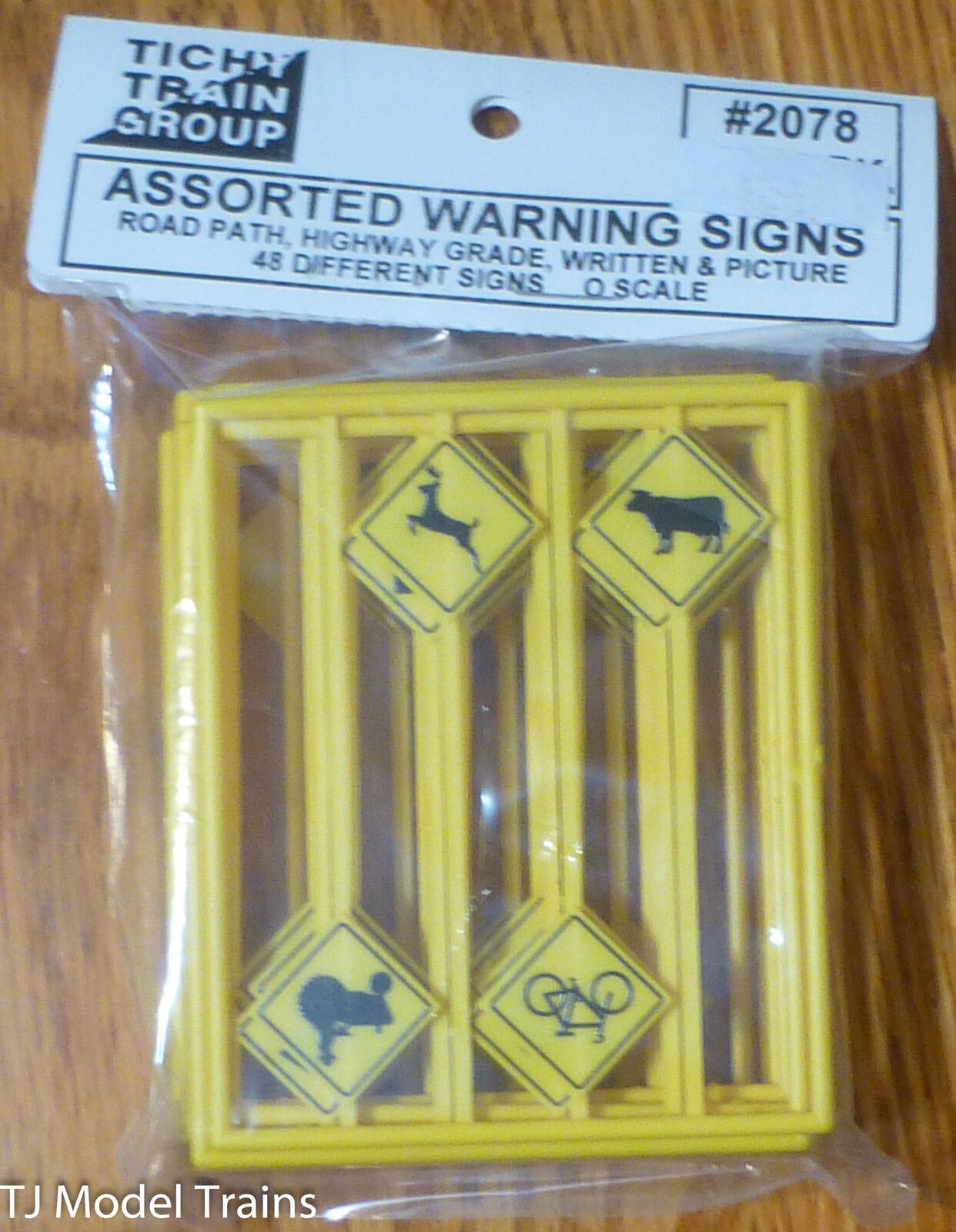 Tichy Train Group #2078 (O Scale) Assorted Warning Signs (48 Different Signs)