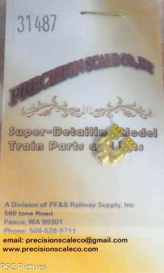 Precision Scale HO #31487 Stays, Tender Tank, Wabash  (Castings) Pair