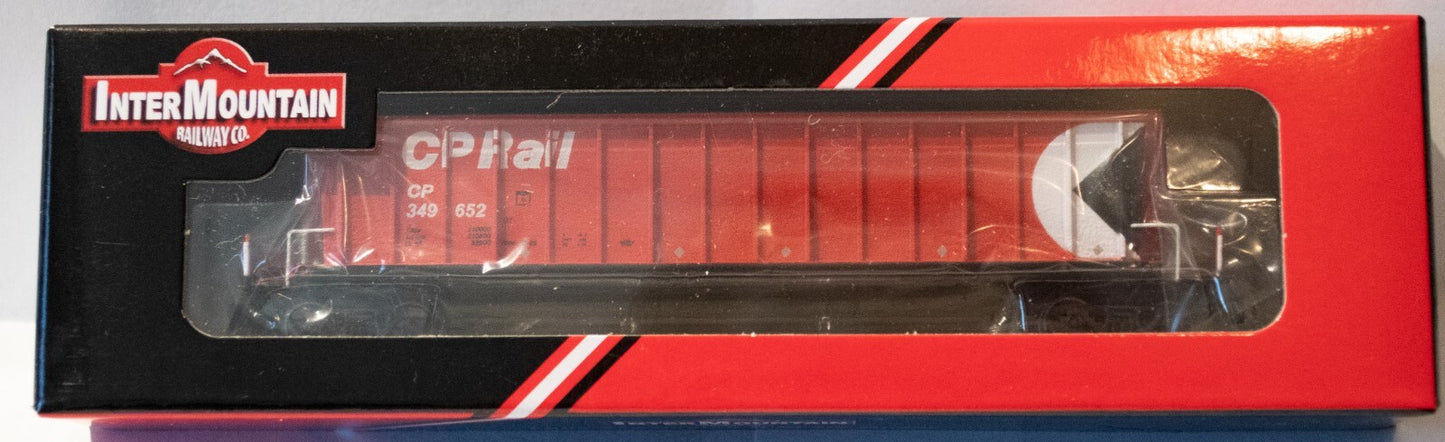 InterMountian N #67102-106 Bathtub Coal Gondola - Ready to Run -- Canadian Pacif