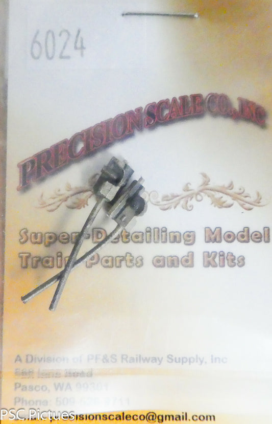 Precision Scale O #6024 Crosssheads for: #6060 R&L (N/S) 1:48th Scale