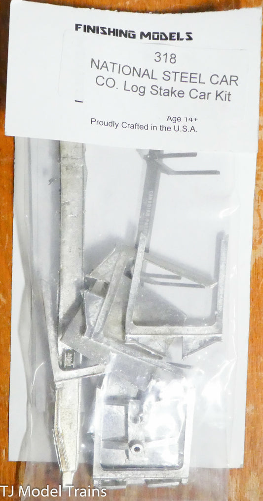 Custom Finishing Models HO #318 National Steel Car Co. Log Stake Car Kit
