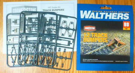 Walthers HO #933-3511 Track Bumpers kits (12 in Package) (NEW) We Combine Ship