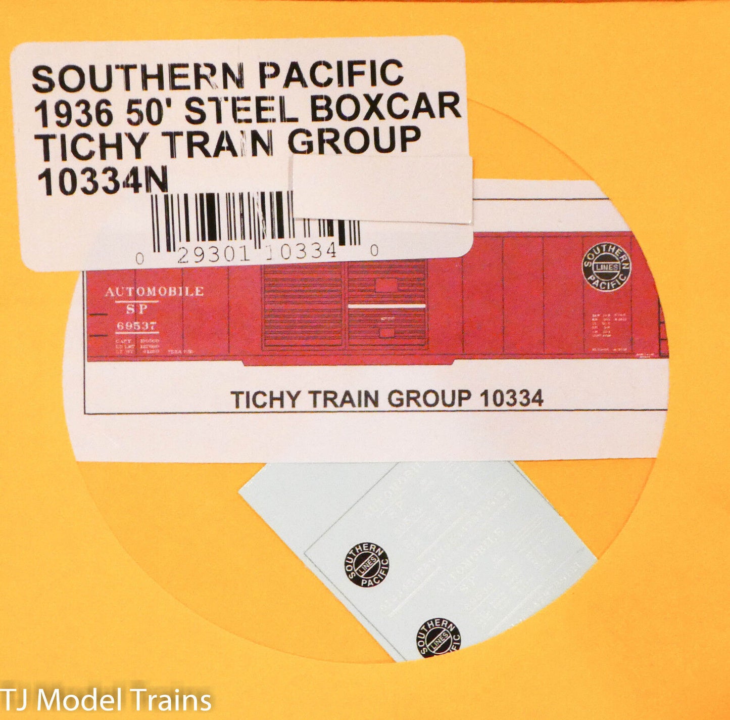 Tichy Train Group Decal #10334N Southern Pacific 1936 50' Steel Boxcar  (Decal)