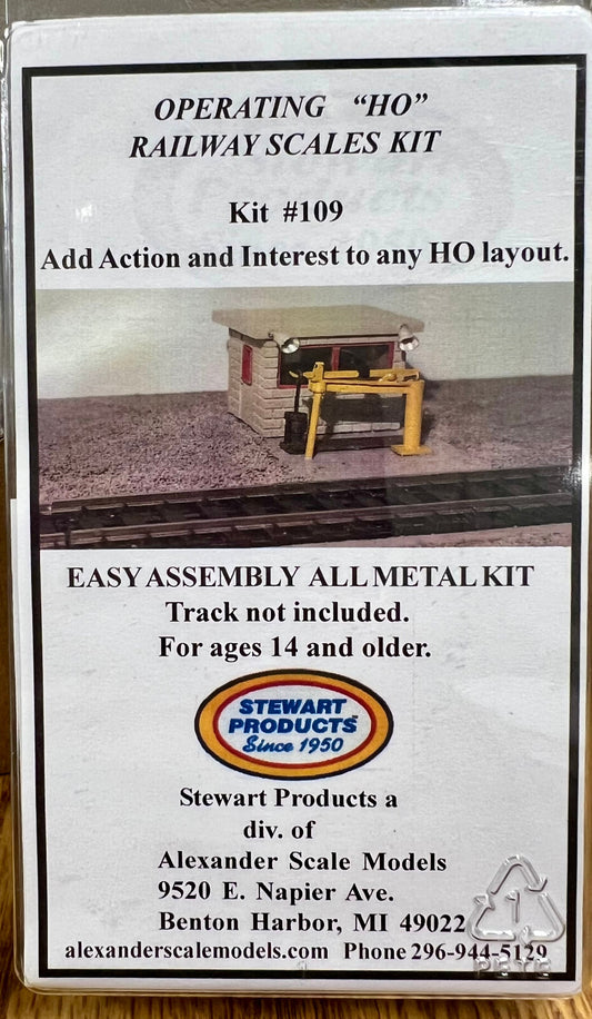 Stewart HO Scale #109 Operating "HO" Railway Scales Kit