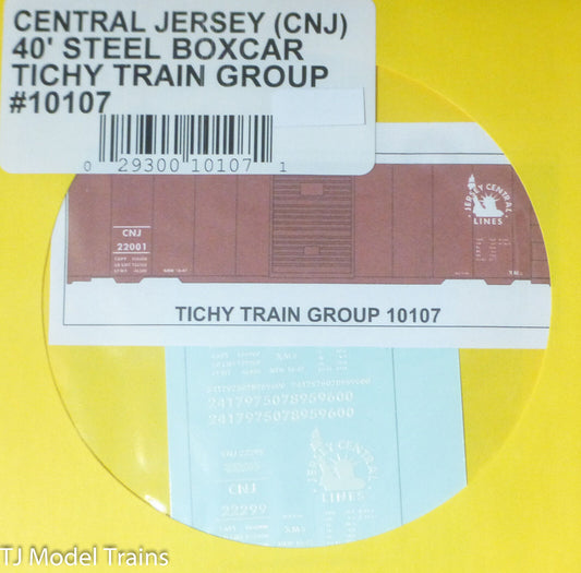 Tichy Train Group #10107 Decal for: Central Railroad of New Jersey 40' Door Stee