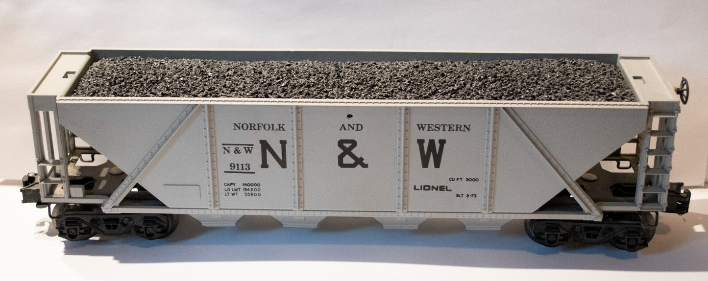 Lionel O Scale (Used) #9113 Norfolk and Western Hopper
