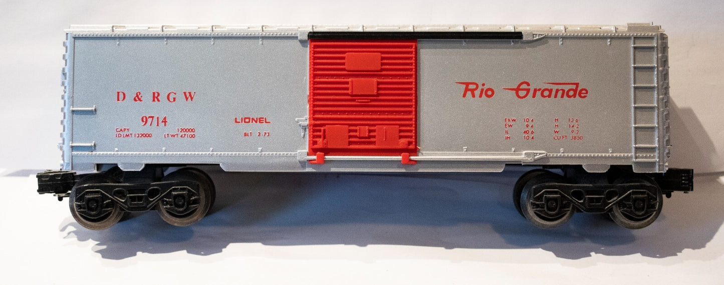 Lionel #6-9714 D&RGW Box Car