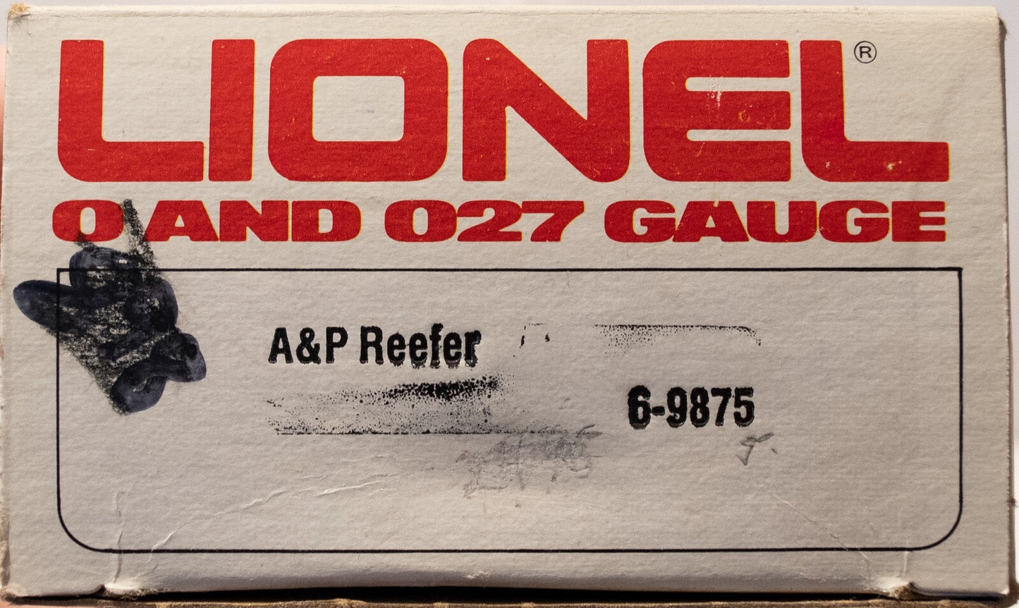 Lionel #6-9875 Atlantic and Pacific Billboard Reefer Car