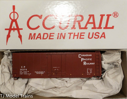 Accurail HO #3134 Canadian Pacific Boxcar (Plastic Kit) 1:87th Scale