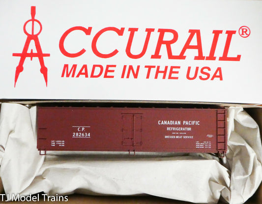 Accurail HO #4908 Canadian Pacific (40' Wood Refrigerator Car (Plastic Kit)