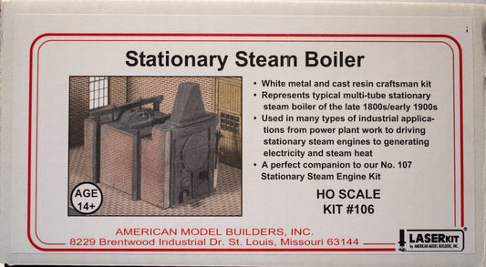 American Model Builders #106 Horizontal Multi-Tube Boiler (Urethane & Cast Metal