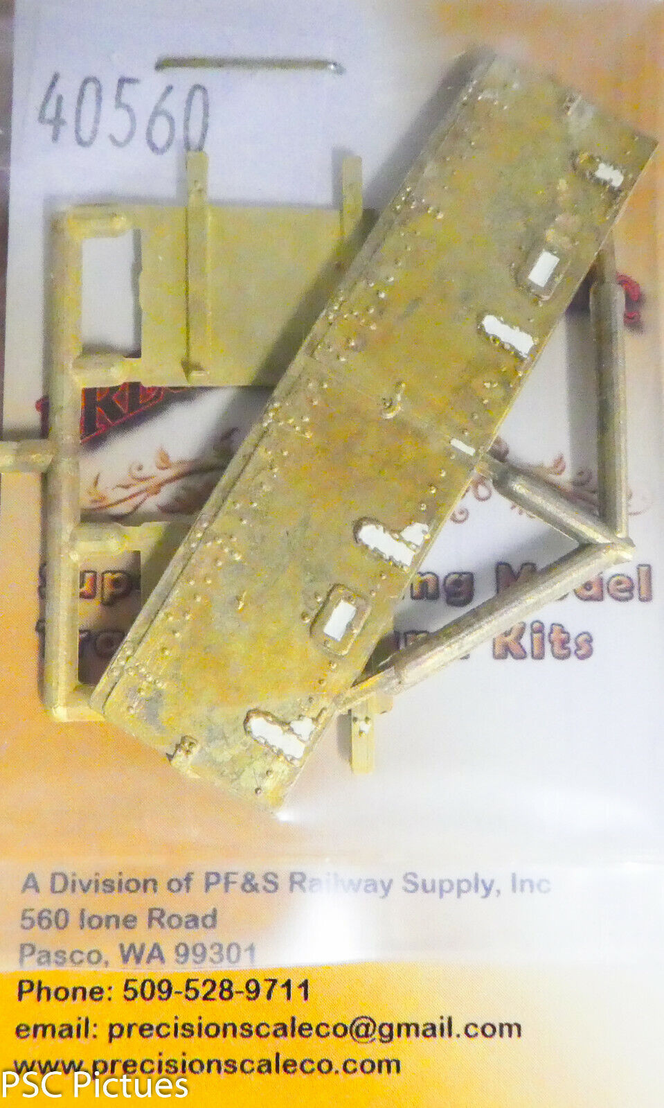 Precision Scale O #40560 Box, Double Door Battery, Harriman Car Type (Brass)