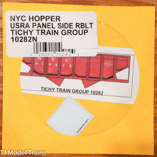 Tichy Train Group Decal #10282N NYC Hopper USRA Panel Side RBLT (Decal)