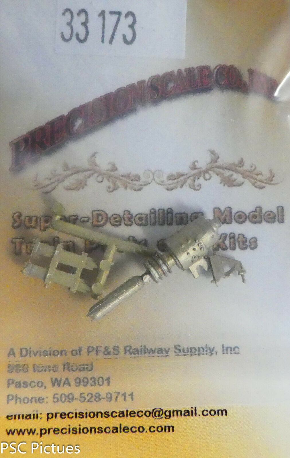 Precision Scale HO #33173 Generator, 7-1/2 kw, Common Type w/Mounting(Brass)