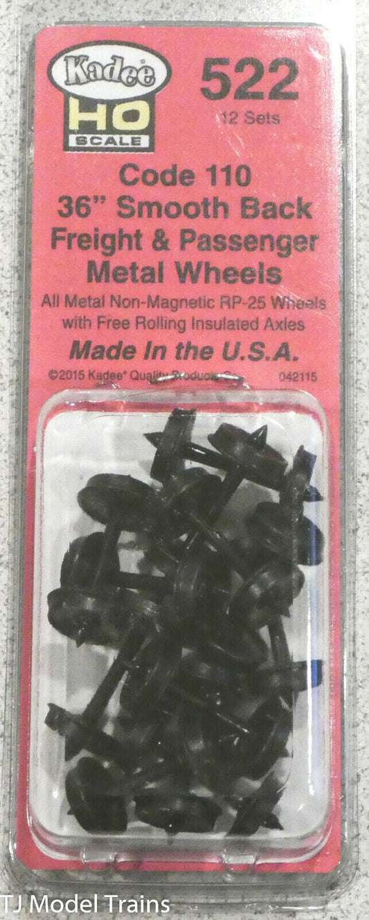 Kadee HO #522 36" Smooth Back for Passenger & Freight