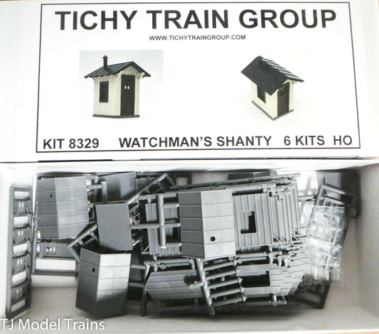 Tichy Train Group #8329 Watchman's Shanty (6 Kits in Box) HO Scale (NEW)