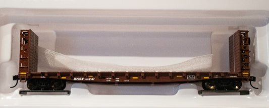Walthers HO #910-5922 53' GSC Bulkhead Flatcar - Ready to Run -- BNSF #552147