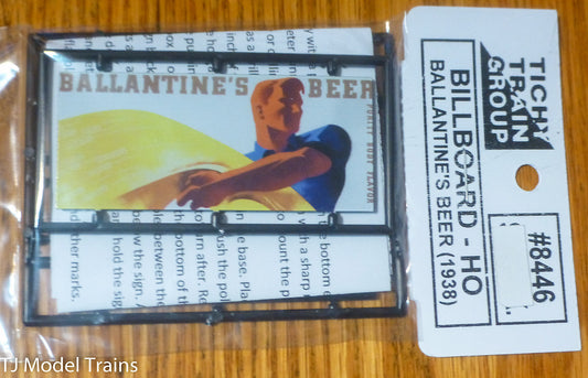 Tichy Train Group #8446 Ballantine's Beer (1938) Plastic (Billboard HO Scale)