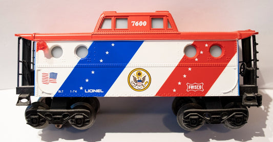 Lionel #6-7600 Spirit of 76 Frisco Illuminated Caboose