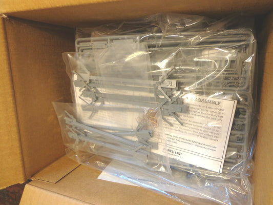 Tichy Train Group #6027 HO 36' USRA 2-Bay Open Steel Hopper - Undecorated 6-Pack