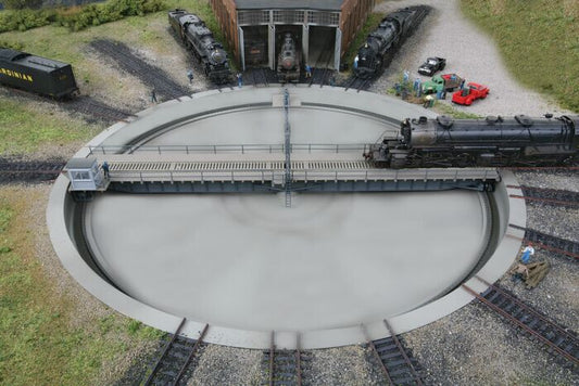 Walthers Cornerstone HO #933-2859 Motorized 130' Turntable DC/DCC -- Assembled