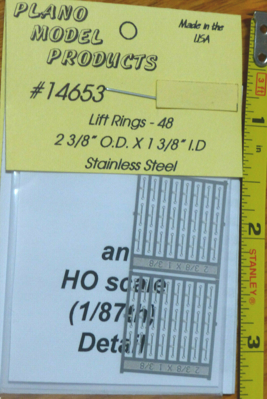 Plano HO #14653 Lift Rings-48. 2 3/8" O.D. x 1 3/8" I.D.