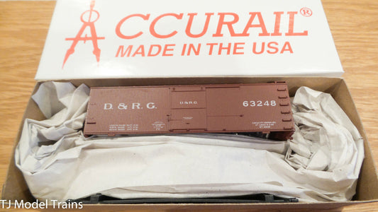 Accurail HO #1807 Denver & Rio Grande 36' DBL Sheath Boxcar Strt. Underframe