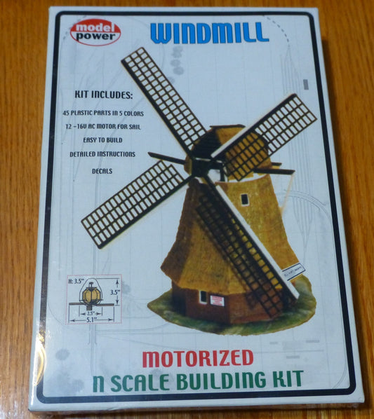 Model Power N #1578 Building Kit -- Motorized Windmill