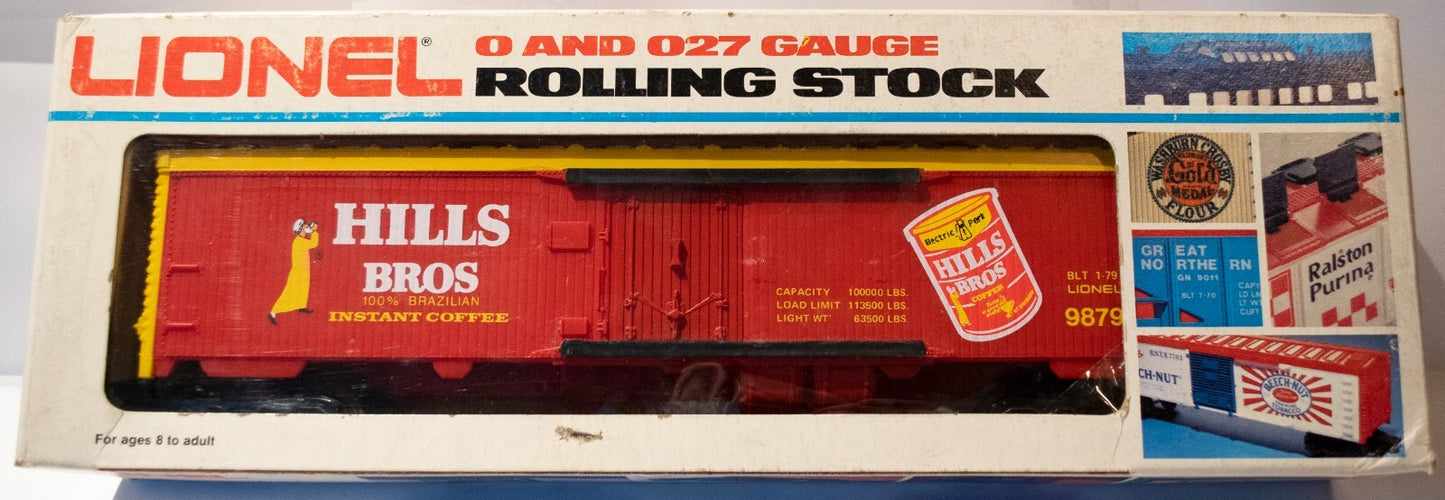 Lionel O Scale  #6-9879 Hills Brothers Reefer