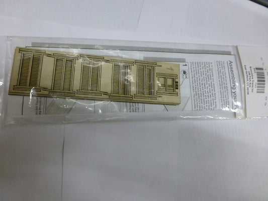 Branchline S laser Art Structures #705 Stockade Fence (S Scale)